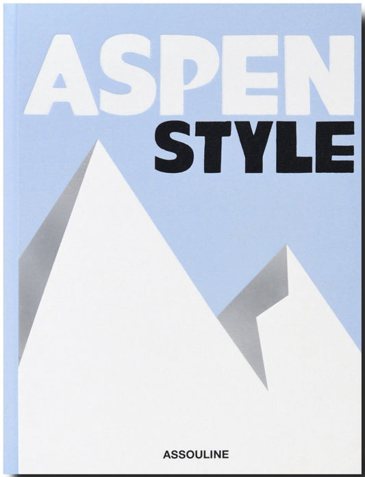 A rustic-chic cover inspired by Assouline's Aspen Style.