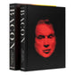 Two black hardcover "Francis Bacon" books stand side by side, one displaying a blurred, red-toned face on the cover reminiscent of Francis Giacobetti’s portraits for Marlborough Gallery.