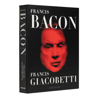 The cover of "Francis Bacon" features a blurred red portrait of the artist’s face against a black background, reflecting the haunting style for which Francis Bacon is renowned.