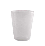 Part of the Memento Acrylic White Collection, this transparent frosted glass tumbler exudes elegance against a white backdrop, making it ideal for any refined outdoor dining experience.