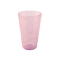 Part of the Memento Acrylic Pink Collection, this translucent pink plastic cup features a textured finish, ideal for adding a pop of color to your outdoor dining setup.