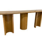 Form Console Table in Wheat