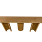 Form Console Table in Wheat