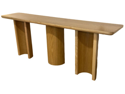 Form Console Table in Wheat