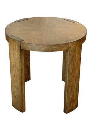 Large Chairside Table in Wheat