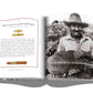 Open book featuring a black-and-white photo of a man in a straw hat holding a large leaf on the right page and a description of The Impossible Collection of Cigars on the left page, highlighting the art of hand-rolled cigar packaging.