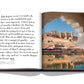 Open book with text on the left page and an image of Amber Fort, Jaipur on the right. The quote praises Jaipur's blend of traditional and contemporary culture, highlighting landmarks like City Palace that embody this harmony. The product name for this display is "Jaipur Splendor".