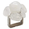 Kim Seybert Sea Stone Napkin Ring - White