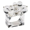 Kim Seybert Cloud Napkin Ring - Clear