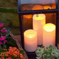 Napa Moving Flame Outdoor Pillar LED Candle