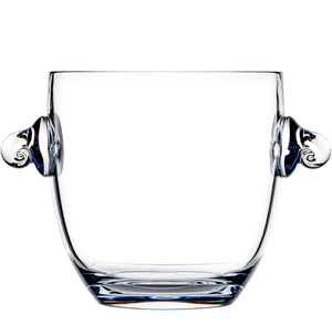 Elegantly crafted, the Bold Paradise Acrylic Ice Bucket features graceful curved handles on either side, adding a touch of sophistication to any setting.