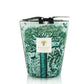 A Baobab Collection Sacred Trees Kamalo Candle featuring a tree design on the container, topped with a black ribbon.