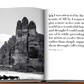 An open book shows a black-and-white photograph of rock formations with camels, set against the breathtaking landscapes of AlUla. The adjacent page features a quote by Pierre Sigg about AlUla's beauty and its significance to the art world, emphasizing its status as a UNESCO World Heritage Site in Saudi Arabia. The product name for this publication is "AlUla Ever.