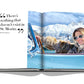 A woman enjoys a sunny day in a luxury convertible with snowy mountains in the background, as featured in a magazine article about the Snow Polo World Cup in St. Moritz Chic by Assouline.