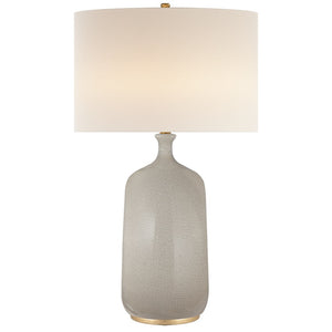 Culloden Table Lamp, Bone Craquelure