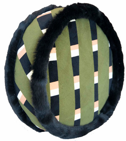 Stripes Army Round Pillow