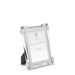 William Yeoward Crystal Classic Clear Frame with nickel plating, featuring a minimalist design and a tarnish-resistant easel back stand.