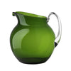 Mario Luca Giusti Acrylic Palla Pitcher Collection - Transparent Green