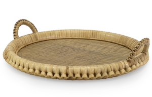 Kenis Braided Round Tray