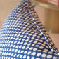 Royal Blue Wicker Outdoor Pillow