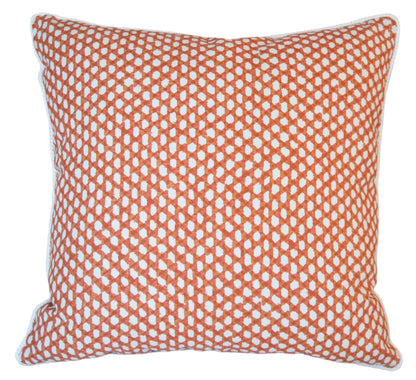 Mandarin Wicker Outdoor Pillow